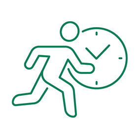 Disponible et flexible en livraison